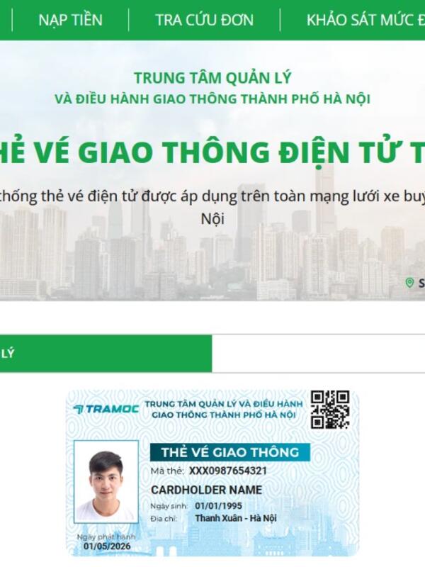 Người cao tuổi vẫn được dùng thẻ vật lý khi sử dụng xe buýt ở Hà Nội