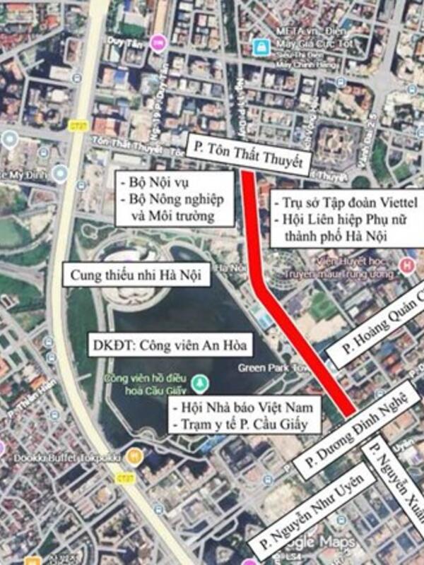 Hà Nội có tuyến phố mới mang tên Nguyễn Hữu An