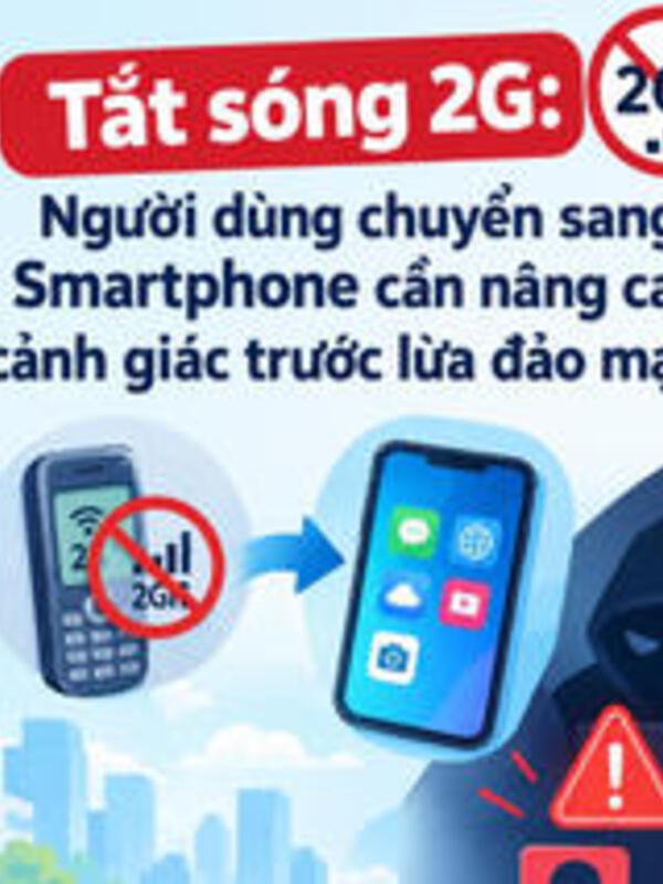 Tắt sóng 2G, cảnh giác bẫy lừa đảo khi chuyển sang smartphone