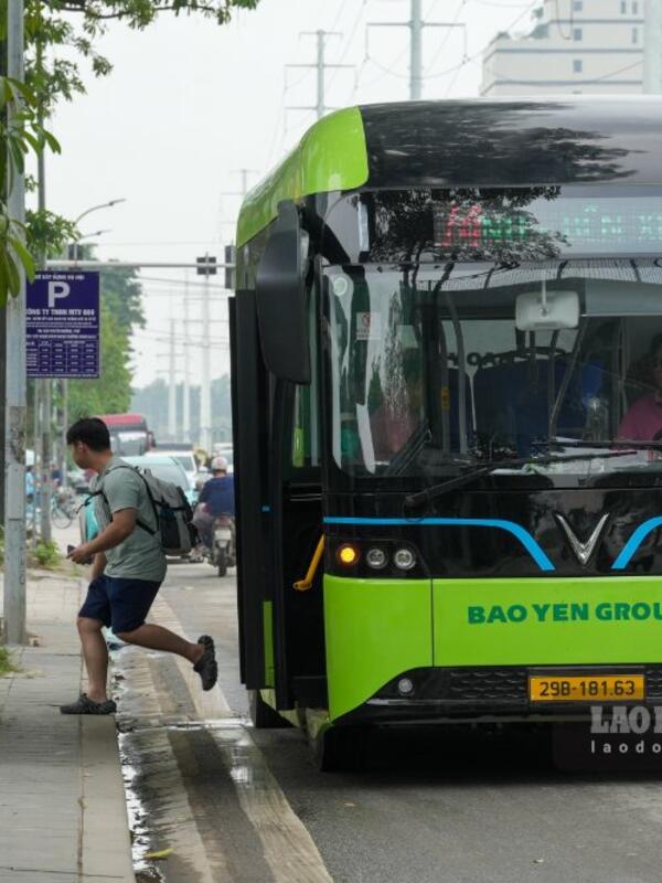 Mở mới tuyến buýt điện Hà Nội - Hưng Yên