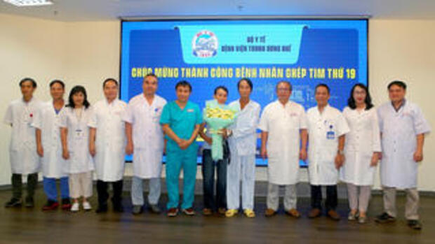Ca ghép tim thứ 19 tại Bệnh viện Trung ương Huế được xuất viện