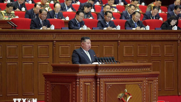 Ông Kim Jong Un tái đắc cử Tổng Bí thư Đảng Lao động Triều Tiên