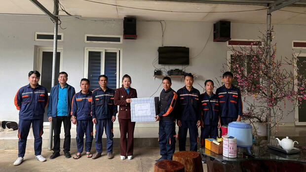 Công đoàn phường Nghĩa Lộ đồng hành cùng người lao động ngay từ đầu xuân