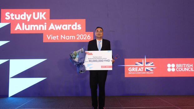 Bốn gương mặt xuất sắc nhất tại Lễ trao giải Study UK Alumni Awards 2026