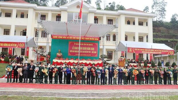 Rộn ràng khí thế ngày hội tòng quân tại Thái Nguyên