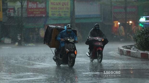 Dự báo các tỉnh thành có mưa dông do không khí lạnh sắp mạnh lên