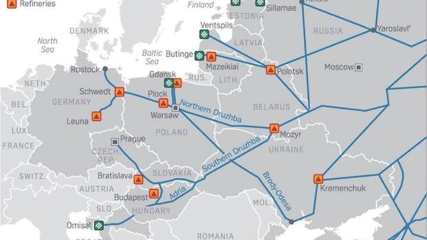 Ukraina từ chối gặp đoàn Hungary kiểm tra đường ống Druzhba