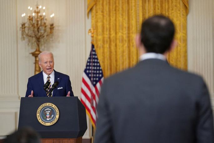 Tổng thống Mỹ Joe Biden tại cuộc họp báo ở Nhà Trắng hôm 19/1. Ảnh: Reuters.