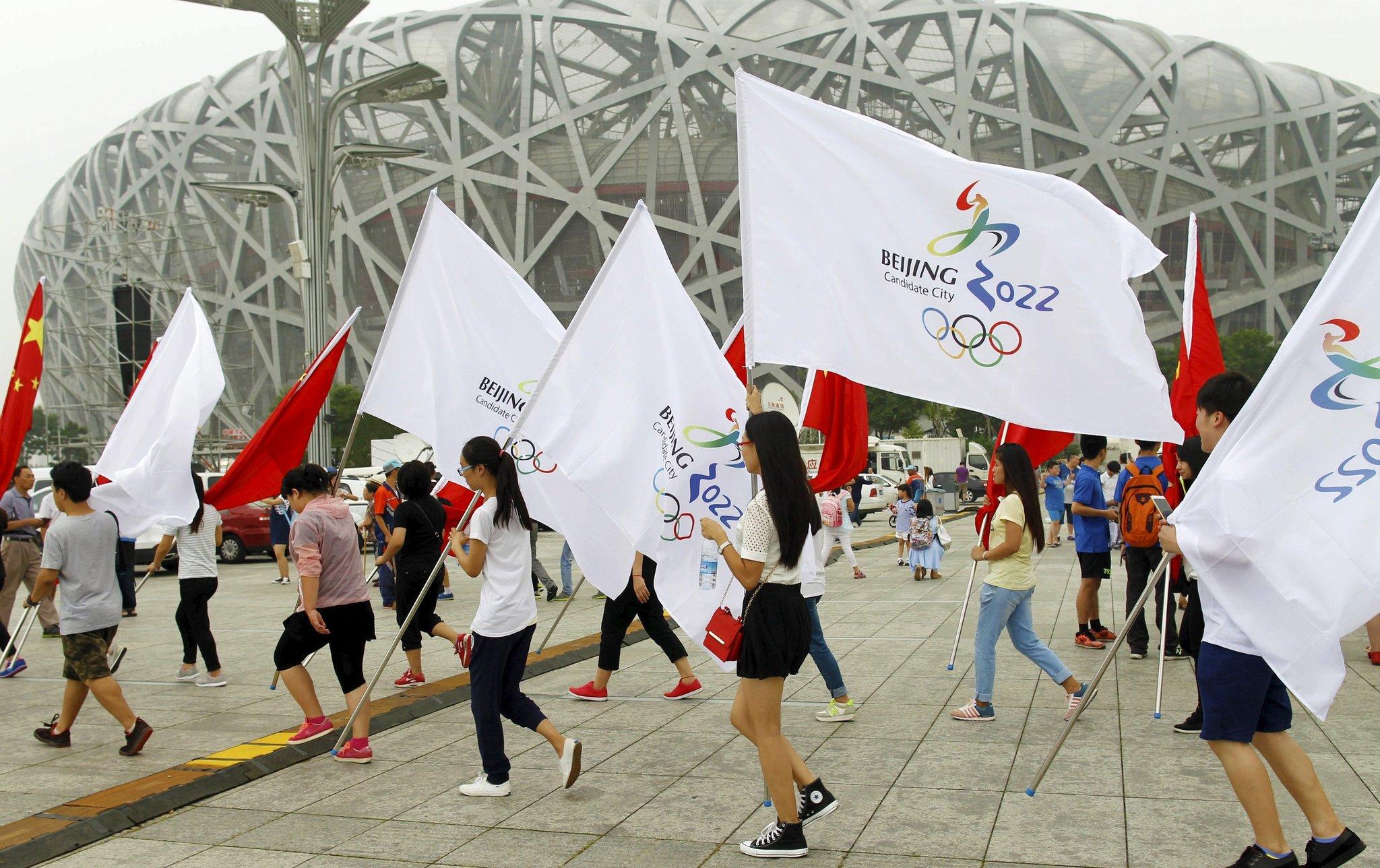 Olympic có thể gửi thông điệp về một nước Trung Quốc giàu mạnh. Ảnh: New York Times.