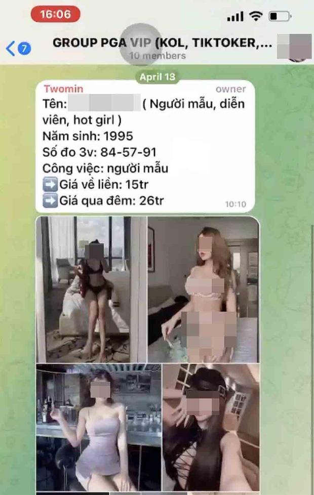 Một sugar baby là người mẫu, diễn viên, hotgirl mà tú bà Vy cho khách lựa chọn trong một nhóm kín. Ảnh: Vietnamnet.