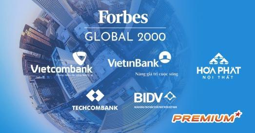 5 doanh nghiệp Việt Nam lọt top 2000 công ty lớn nhất thế giới của Forbes