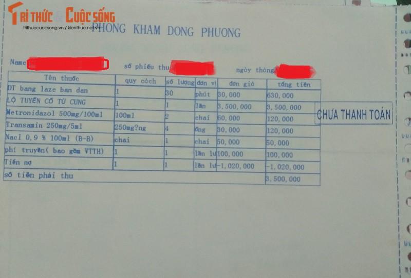 Ha Noi: Phong kham da khoa Dong Phuong lai tiep tuc bi to cao