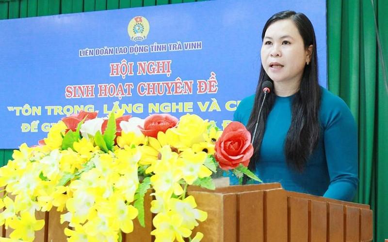 Trà Vinh: Sinh hoạt chuyên đề “Tôn trọng, lắng nghe và chia sẻ để giữ gìn hạnh phúc gia đình” ảnh 1