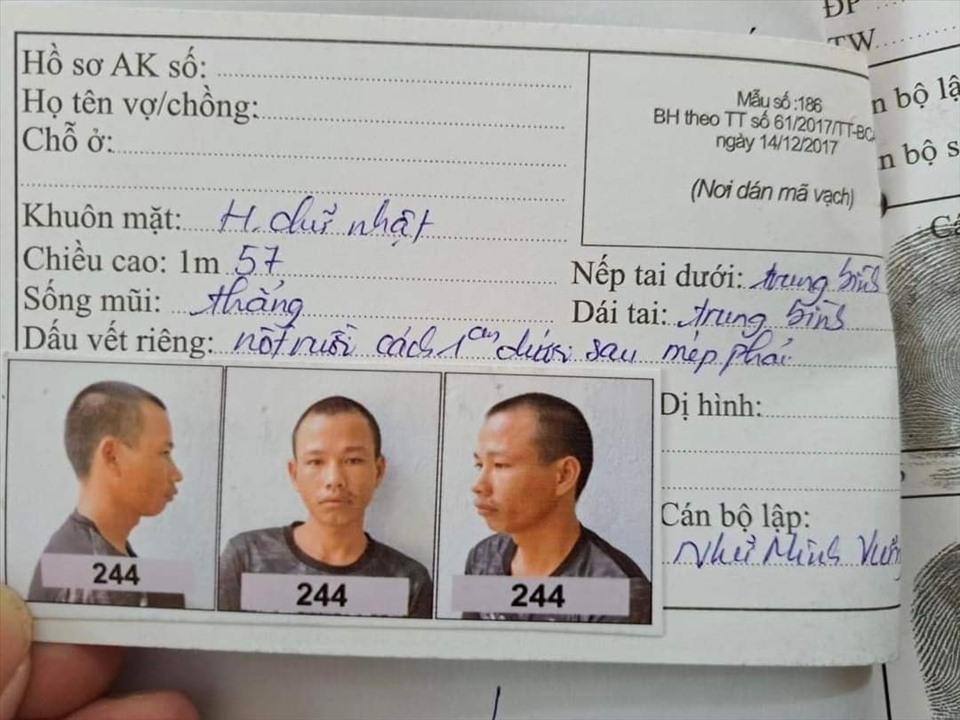 Thông tin về phạm nhân Bùi Văn Út. Ảnh: Báo Lao Động.