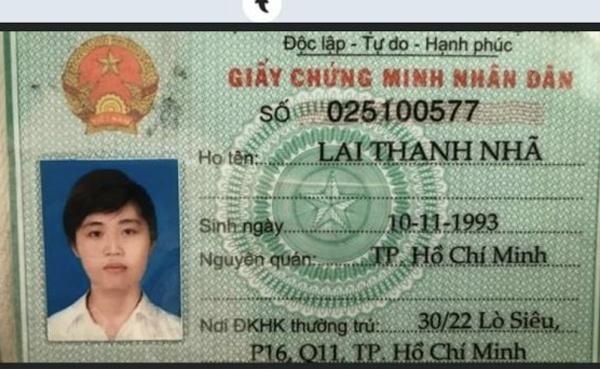 Lai Thanh Nhã chuyên lừa đảo du khách trước các dịp lễ tết. Ảnh Công an cung cấp.