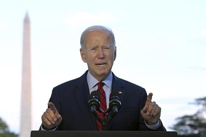 Tổng thống Joe Biden trong bài phát biểu hôm 1/8. Ảnh: AP.