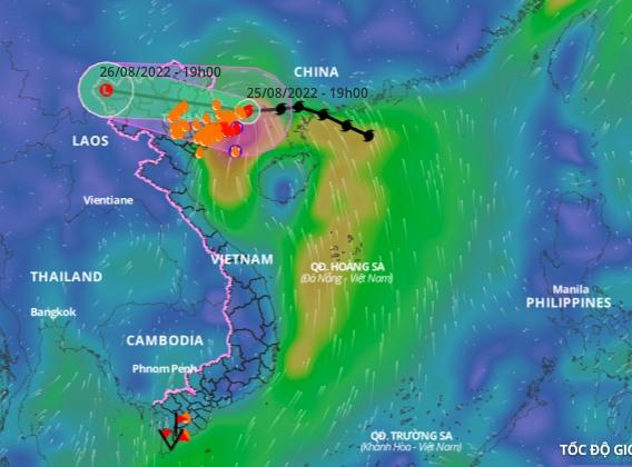 Bão số 3 đã suy yếu thành áp thấp nhiệt đới trên khu vực Đông Bắc Bộ