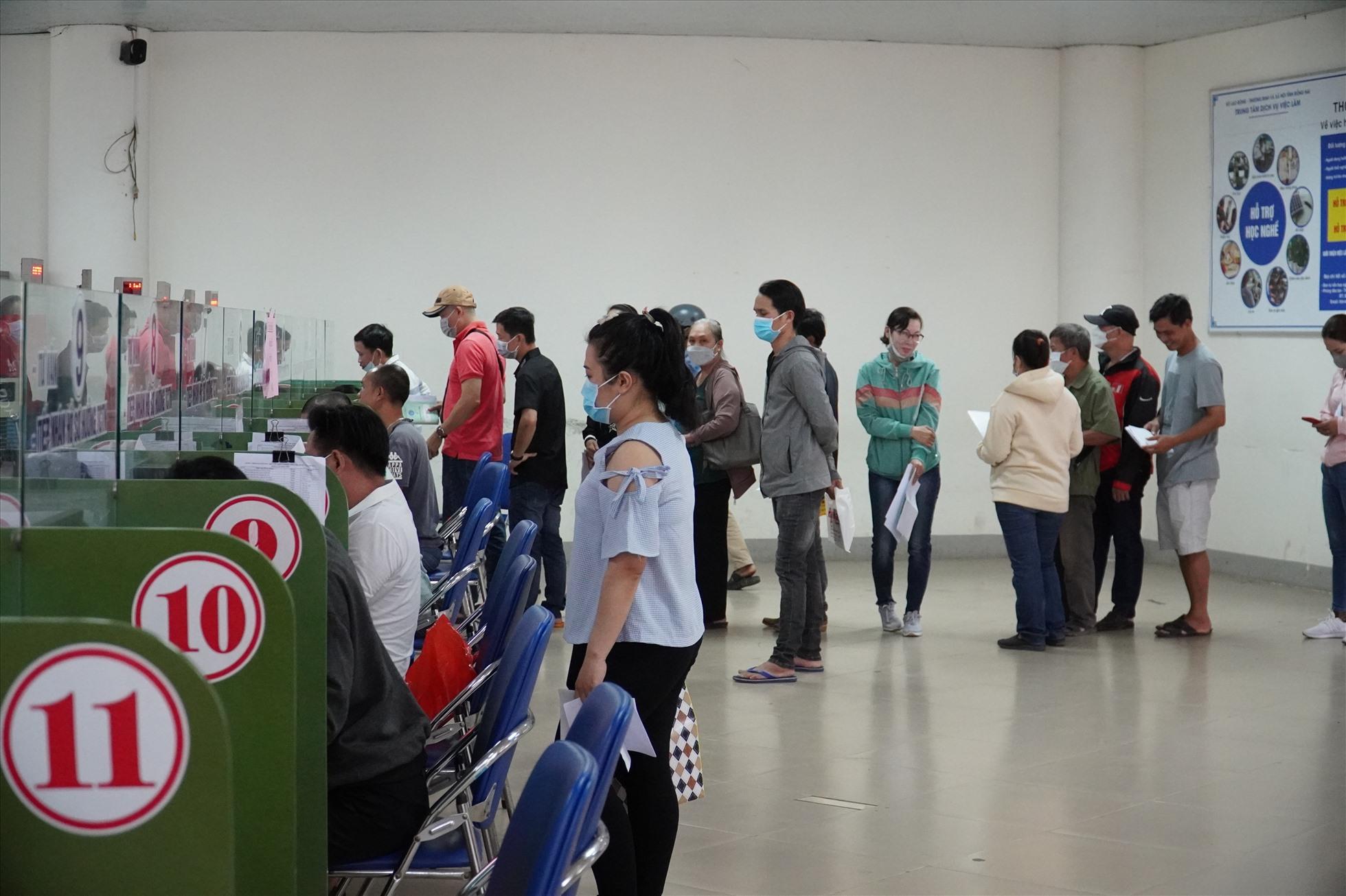 Người lao động Đồng Nai xin hưởng trợ cấp thất nghiệp tăng cao