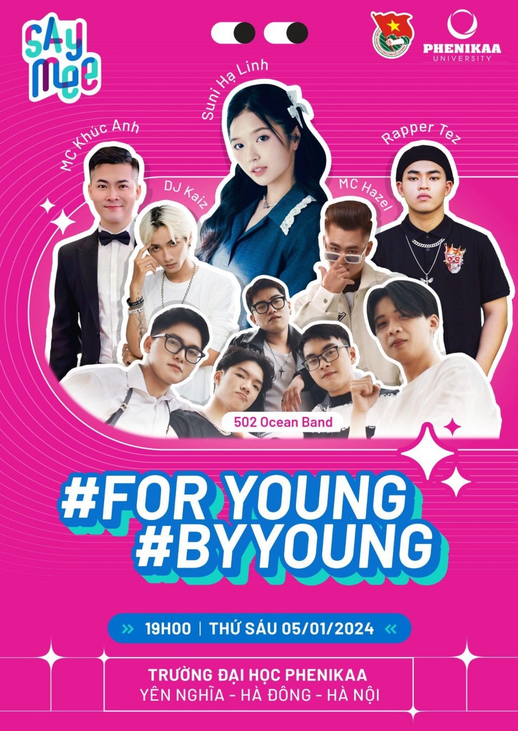 Đại nhạc hội Saymee - For Young, By Young quy tụ dàn nghệ sĩ với vocal “chất lượng”