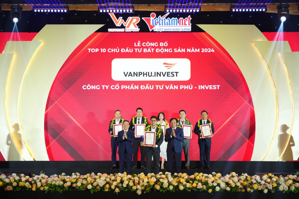 Văn Phú - Invest tiếp tục lọt top 10 chủ đầu tư tiêu biểu