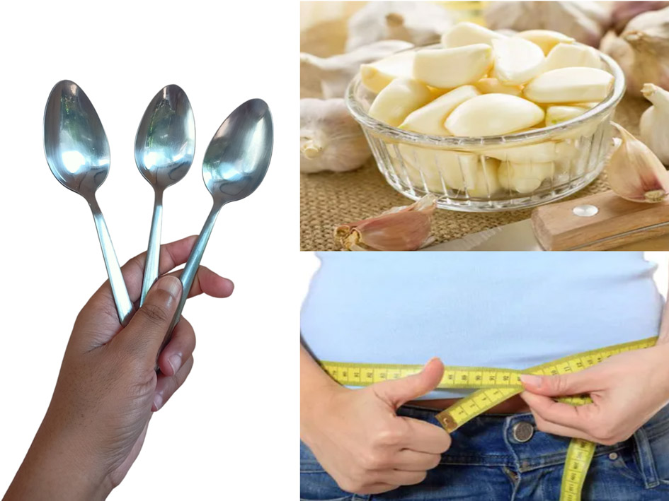 Ba thìa hỗn hợp này sẽ giúp bạn giảm mỡ bụng và giảm cholesterol. Đồ họa: Hồng Diệp.