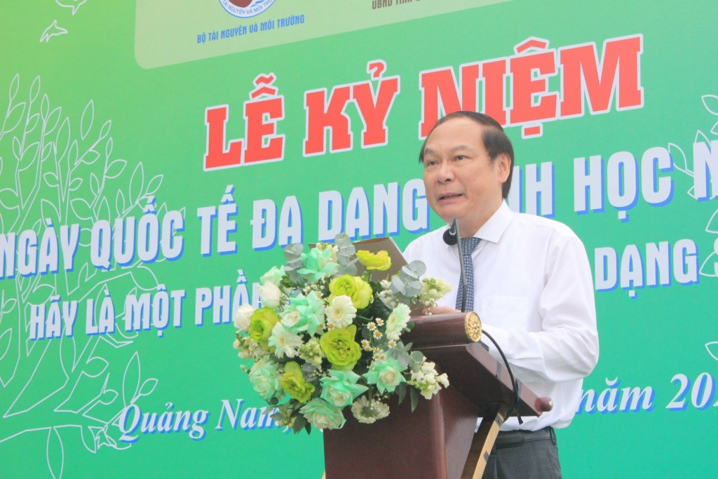 Thứ trưởng Bộ TN&MT Lê Công Thành phát biể tại sự kiện