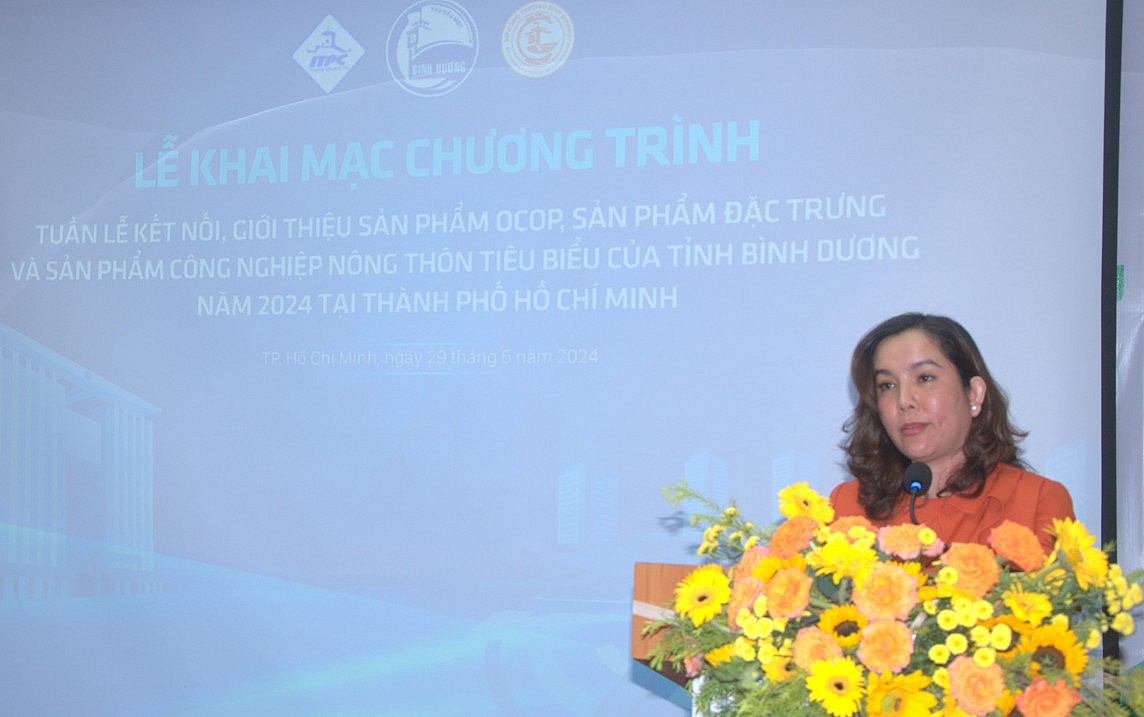 Khai mạc Tuần lễ giới thiệu các sản phẩm OCOP, đặc trưng của Bình Dương tại TP. Hồ Chí Minh