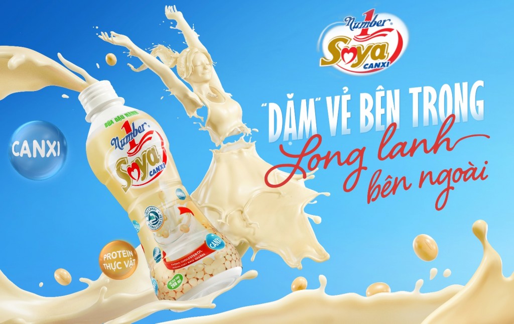 Number 1 Soya Canxi gây ấn tượng với thông điệp mới