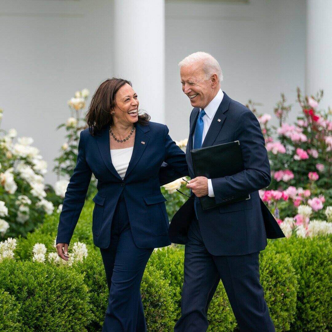 Ông Biden rút lui và ủng hộ bà Harris tranh cử. Ảnh: Facebook Tổng thống Joe Biden