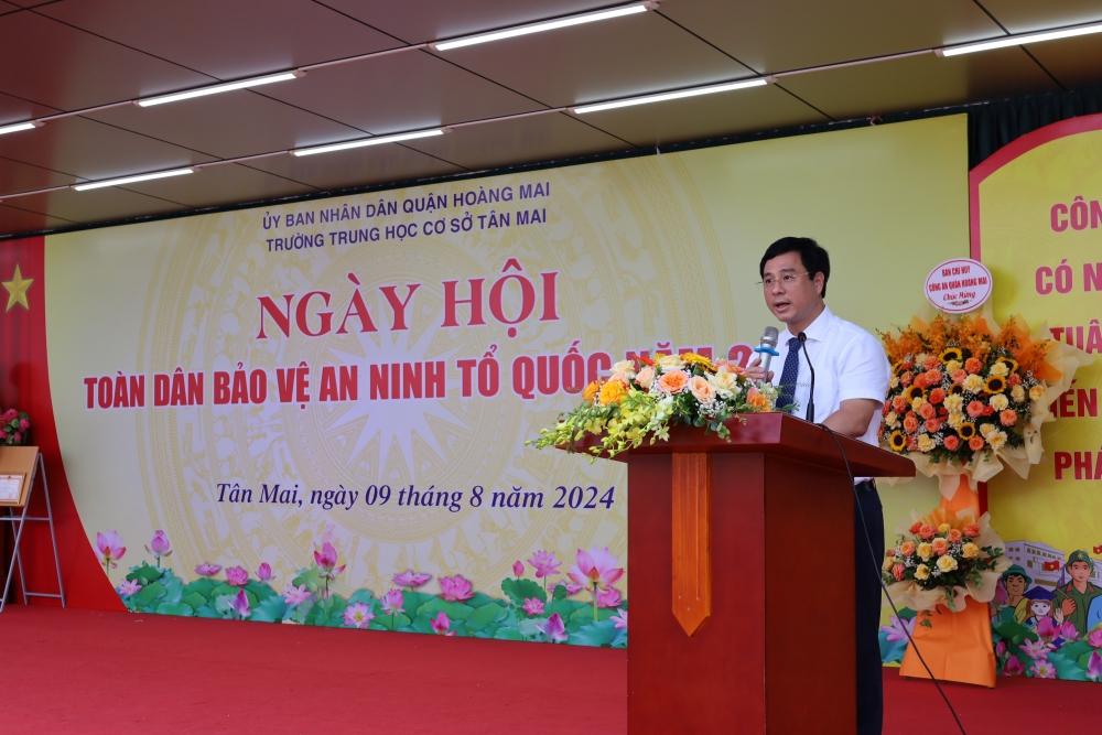 đồng chí Nguyễn Minh Tâm, Chủ tịch UBND quận Hoàng Mai