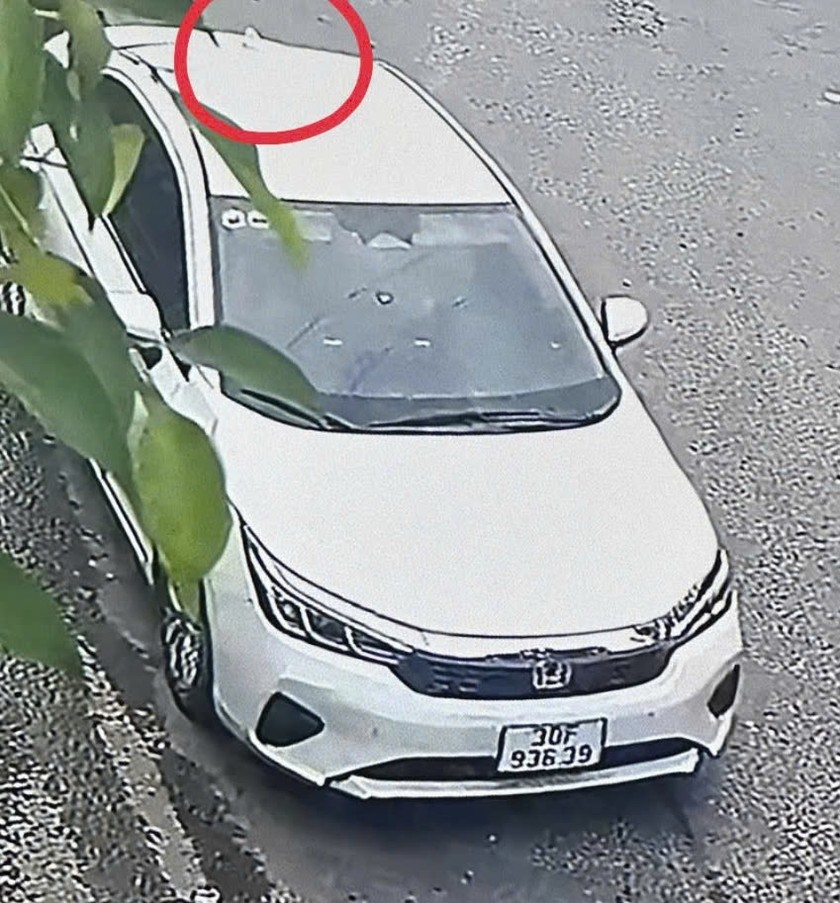 Hình ảnh phương tiện của các đối tượng do camera ghi lại (Ảnh: công an Ninh Bình)