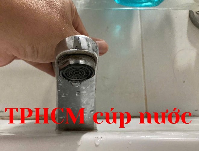 TPHCM cúp nước nhiều nơi hôm nay đến ngày 9.10