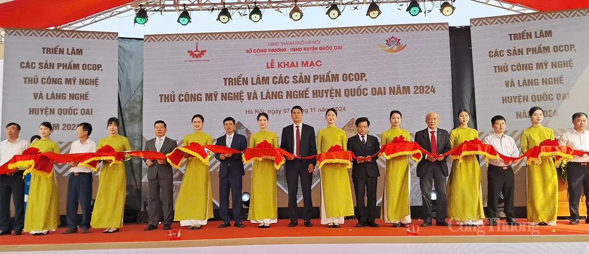 Hà Nội: Khai mạc Triển lãm các sản phẩm OCOP, thủ công mỹ nghệ và làng nghề huyện Quốc Oai năm 2024 Hà Nội: Khai mạc Triển lãm các sản phẩm OCOP, thủ công mỹ nghệ và làng nghề huyện Quốc Oai năm 2024