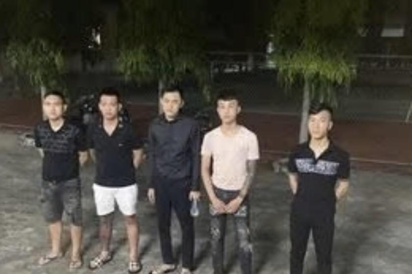 Các đối tượng bị tạm giữ hình sự.