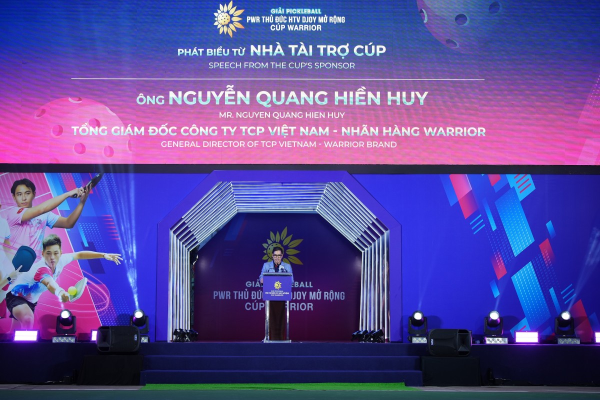 Sôi động giải pickleball PWR Thủ Đức HTV DJOY mở rộng - Cúp WARRIOR