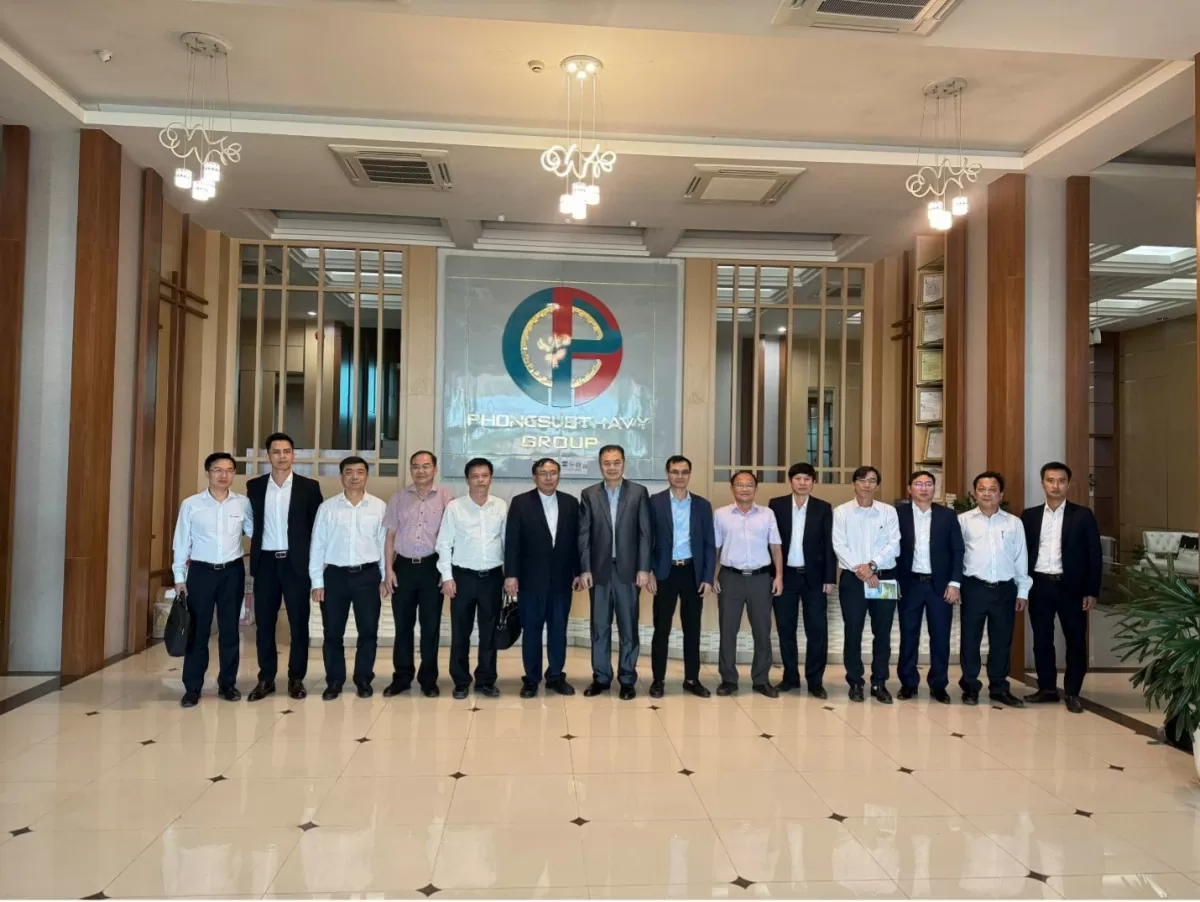 EVNGENCO2 làm việc với Tập đoàn Phongsupthavy