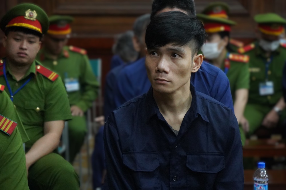 Các đồng phạm của bị cáo Oanh “Hà“. Ảnh: Anh Tú