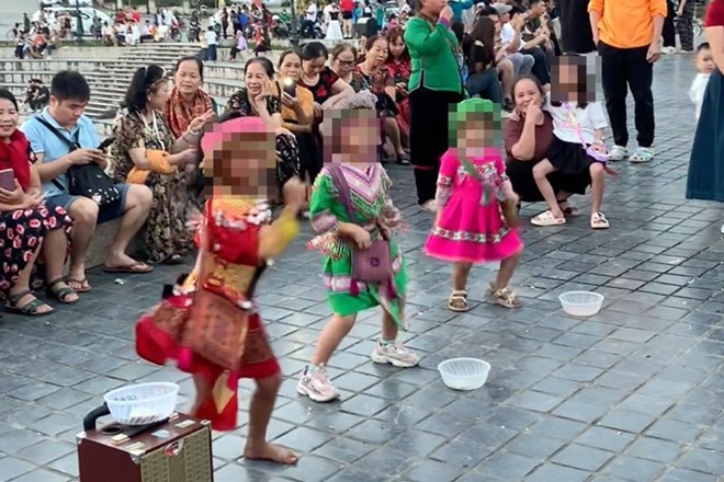 Trẻ em nhảy nhạc Tiktok ở Sa Pa, thú vị mà, đừng khắt khe