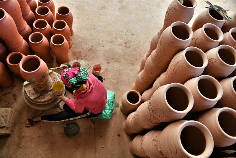 Làng gốm Phù Lãng hứa hẹn trở thành điểm du lịch hút khách sau MV Bắc Bling. Ảnh: Việt Văn