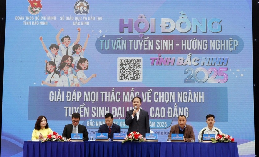 Hơn 10.000 học sinh tham gia ngày hội tư vấn tuyển sinh Bắc Ninh 2025 ảnh 1