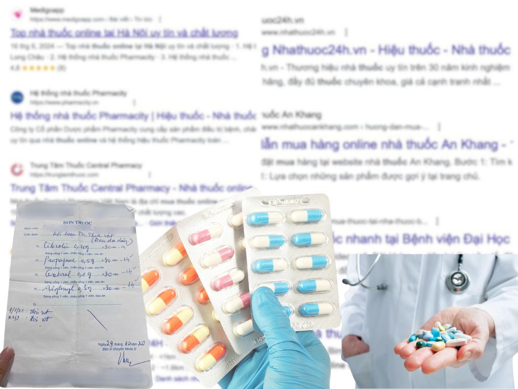 Bộ Y tế đề xuất quy định mới về bán lẻ thuốc online. Đồ họa: Hương Giang