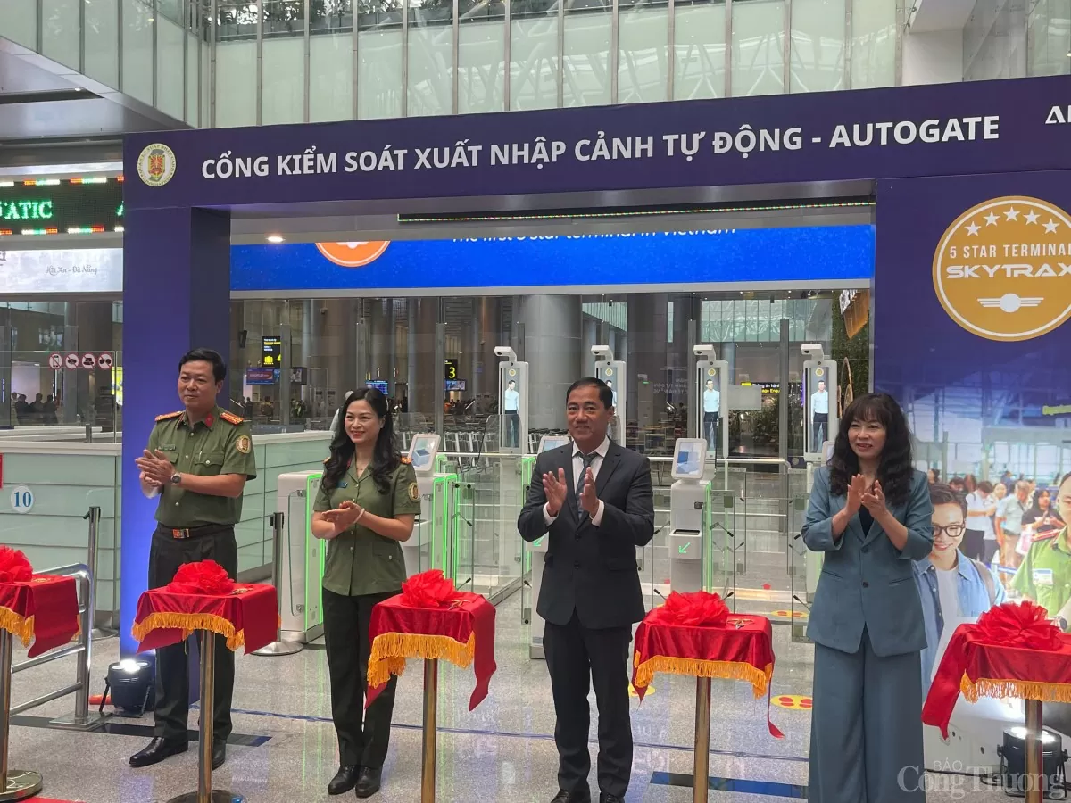 Cổng kiểm soát xuất nhập cảnh tự động sân bay Đà Nẵng