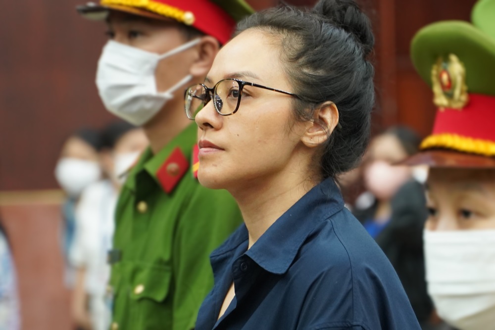 Bị cáo Trương Huệ Vân.