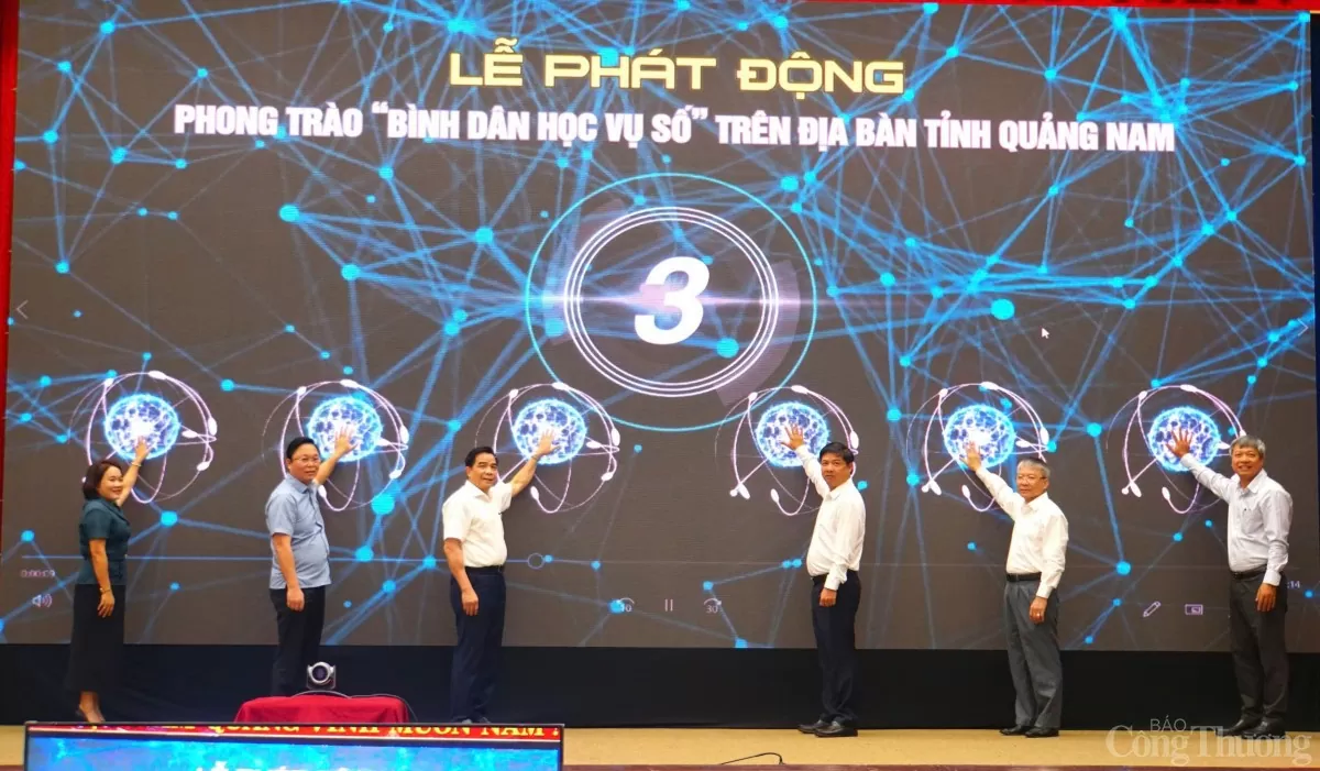 Quảng Nam phát động phong trào 'Bình dân học vụ số'