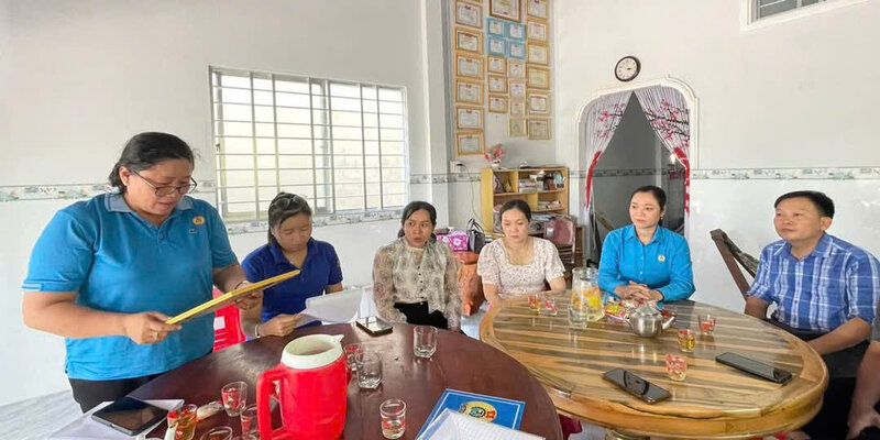 Từ đầu năm 2025 đến nay 21 Mái ấm Công đoàn được trao đến người lao động khó khăn ở tỉnh Trà Vinh. Ảnh: LĐLĐ huyện Càng Long