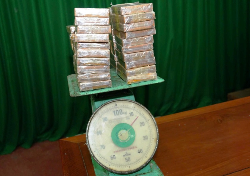 Lượng lớn ma túy bị thu giữ.