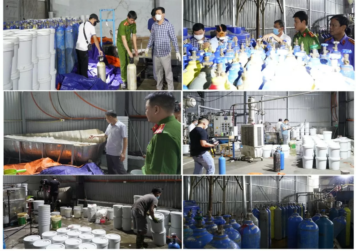 Thanh Hóa: Triệt phá đường dây sản xuất, buôn bán khí cười siêu khủng