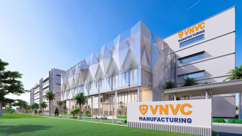 Nhà máy Vaccine và Sinh phẩm VNVC có thiết kế hiện đại cho phép linh hoạt chuyển đổi các dây chuyền sản xuất để đáp ứng các nhu cầu sản xuất vaccine số lượng lớn. Ảnh: VNVC cung cấp Nhà máy Vaccine và Sinh phẩm VNVC có thiết kế hiện đại cho phép linh hoạt chuyển đổi các dây chuyền sản xuất để đáp ứng các nhu cầu sản xuất vaccine số lượng lớn. Ảnh: VNVC cung cấp