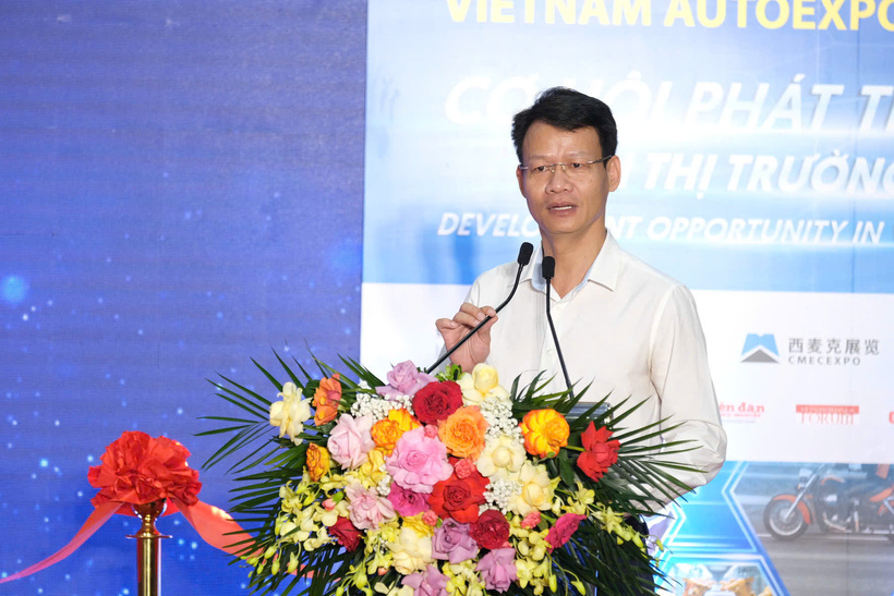 Ông Phạm Văn Quân - Phó Cục trưởng Cục Công nghiệp (Bộ Công Thương) phát biểu khai mạc sự kiện.