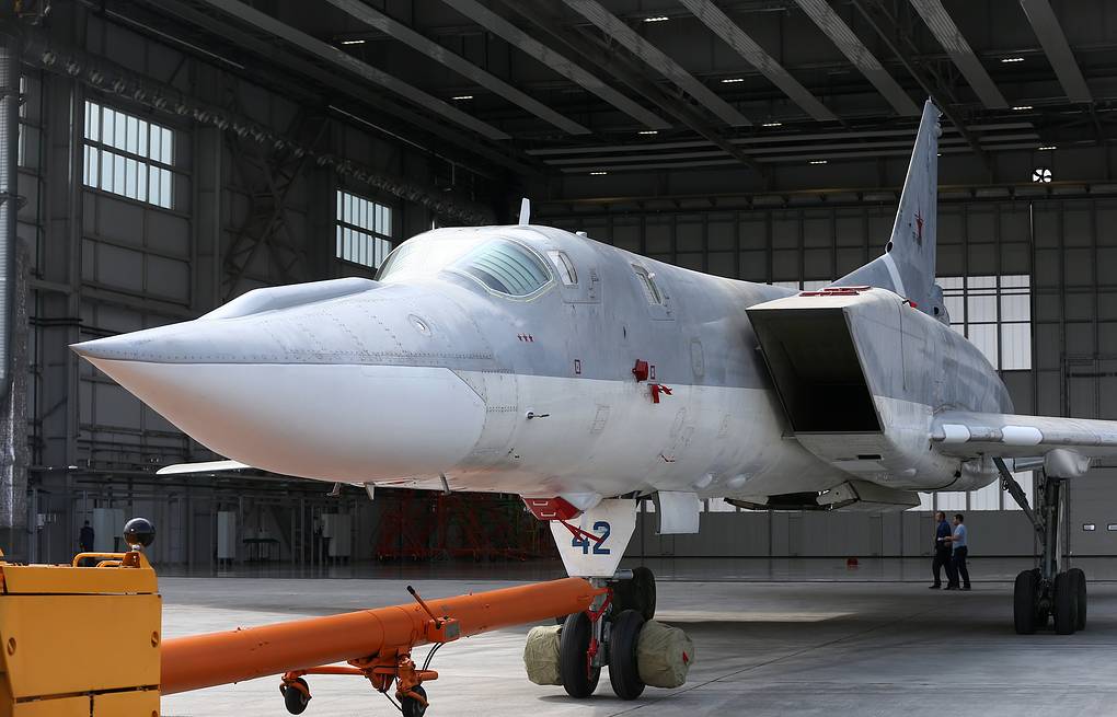 Máy bay ném bom chiến lược Tu-22M3 của Nga. Ảnh: TASS